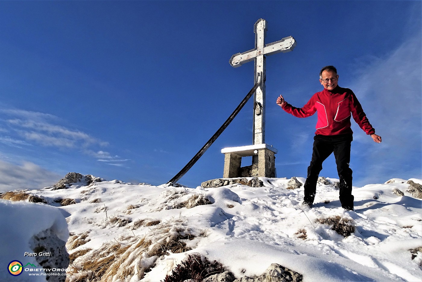 01 La mia prima salita  in Alben- Cima Croce (1978 m)  da Cornalba con neve.JPG